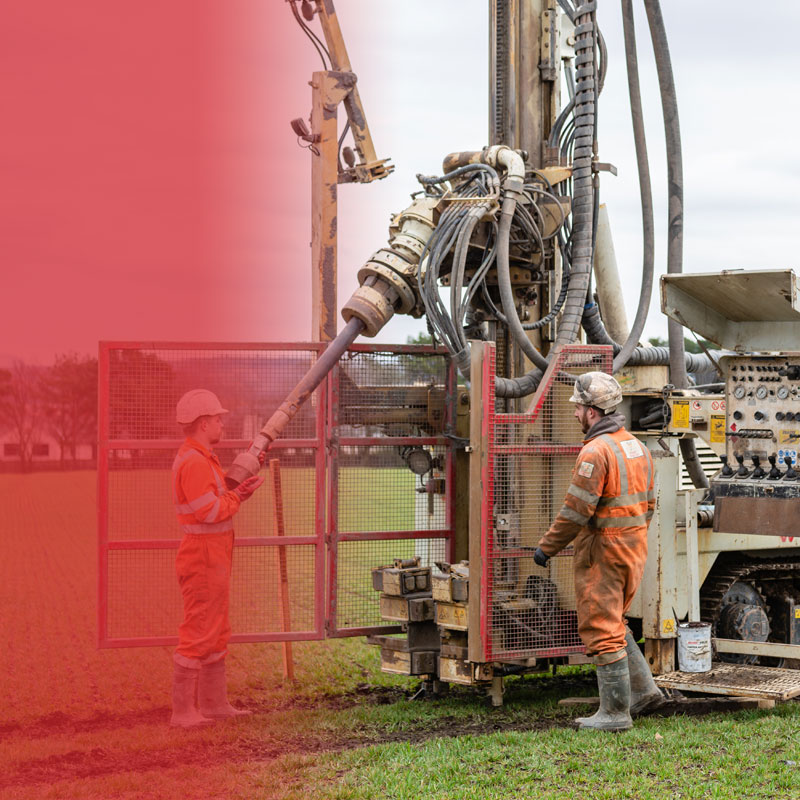 Residential borehole drilling